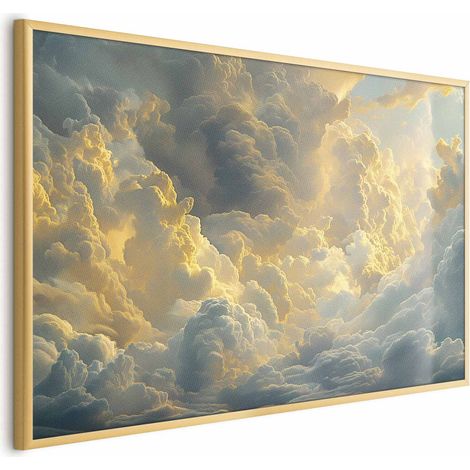 Plakat – Der letzte Atemzug des Tages: Wolken, erleuchtet vom Abendrot (1/4)