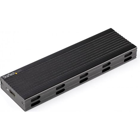 StarTech.com SM2E1BMU31C Speicherlaufwerksgehäuse SSD-Gehäuse Schwarz
