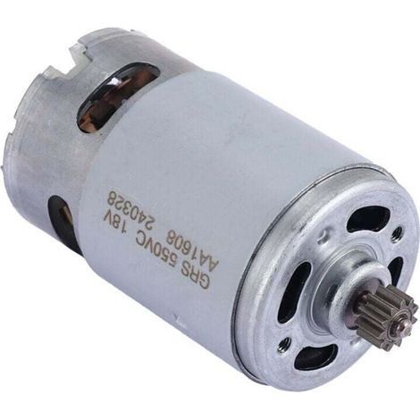 Motore CC Crezuo RS550 da 18 V, 19500 giri/min, 11 denti, due velocità, riduttore ad alta coppia, trapano/avvitatore elettrico-Crezuo