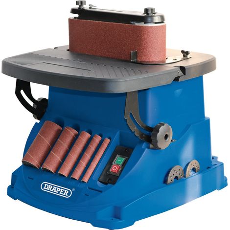 Draper 450W Oscillating Spindle and Belt Sander (Model 98425) – 230V Heavy-Duty Power Tool for Woodworking and Finishing (1/5)