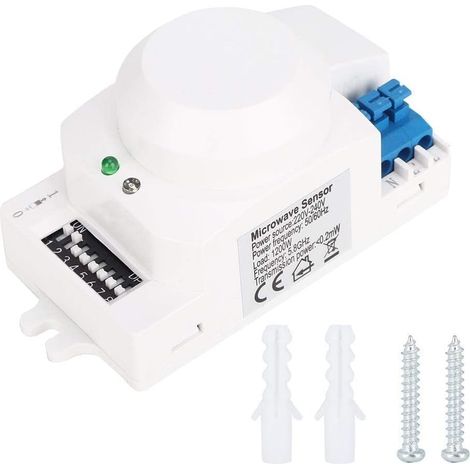 Capteur de Radar à Micro Ondes 360 °, Corps du Détecteur de Mouvement, Commutateur de Lumière Inductance Automatique SY MV506 220 240V (1/3)