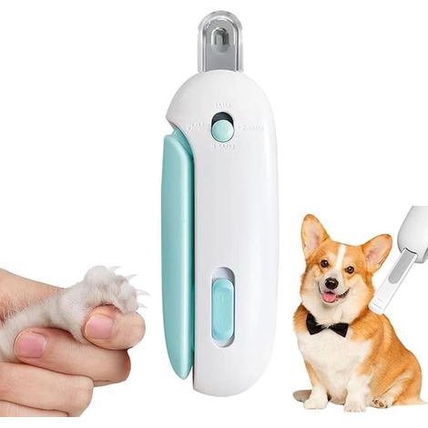 Coupe-ongles pour chats et animaux de compagnie, incluant une lime à ongles et des ciseaux à ongles, coupe-ongles pour chiens et chats avec ouverture réglable, coupe-ongles professionnel pour chiens e (1/5)