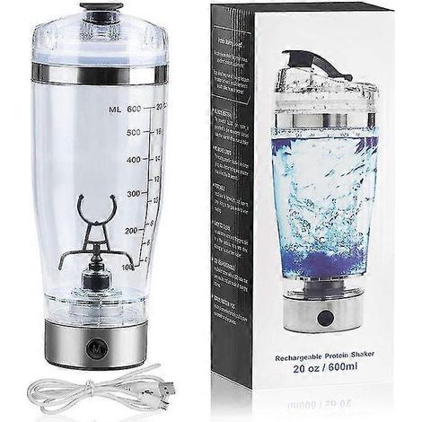 HONORNIC - Shaker électrique automatique pour cocktails et café, 450 ml
