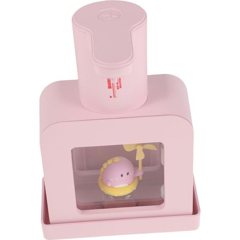 Distributeur De Savon Rechargeable Distributeur De Savon Automatique Mural pour Les Mains De Comptoir Abs Pink (1/5)