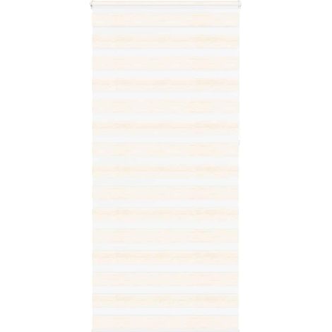 Doppelrollo Marmorbeige 95x230 cm Stoffbreite 90,9 cm Polyester