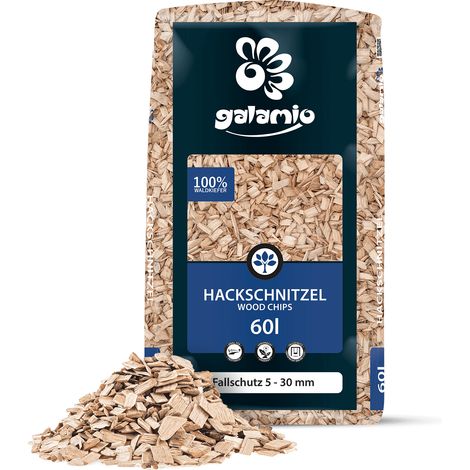 Galamio Holzhackschnitzel Fallschutz 5-30 mm 60l