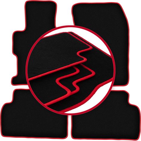 Alfombrillas CARLUX-RED para Honda Civic IX Sedán (2011-2016)