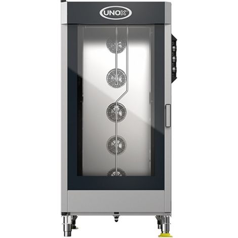 Four à pâtisserie professionnel 16 niveaux 600x400, cuisson vapeur et air, BakerLux - Unox