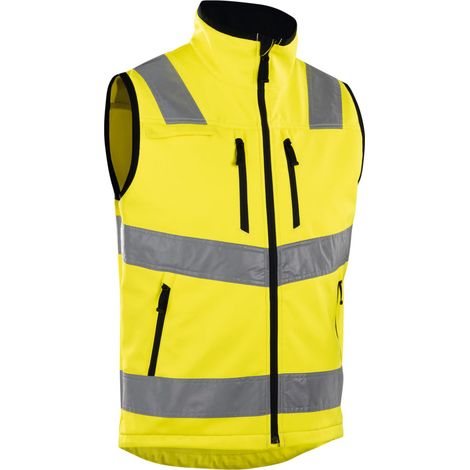 Blakläder Warnschutz-Softshell-Weste, gelb, Unisex-Größe: L (1/4)