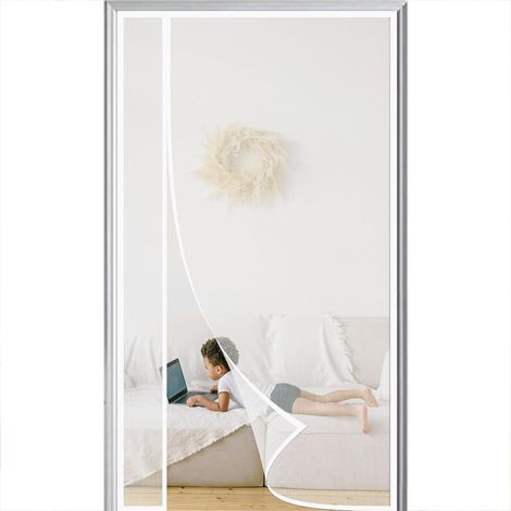 Moustiquaire Porte Fenetre Magnétique 50x50cm Ouverture Latérale (1/5)