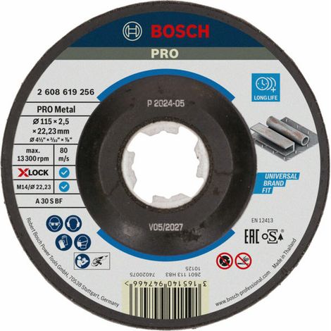Bosch Trennscheibe X-LOCK gekröpft Expert for Metal A 30 S BF 115 x 22,23 x 2,5 mm 25 Stk (1/5)
