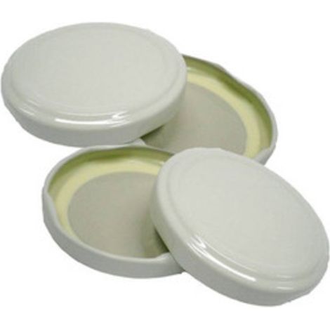 TAPPO P/BARATTOLO D 63 MM 100 PZ BIANCO