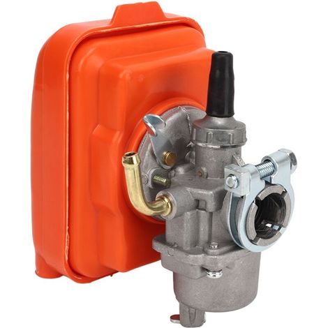 Carburateur 19 mm avec boîte à filtre à air pour vélo motorisé 2 temps 48 cc 49 cc 50 cc 60 cc 66 cc 80 cc-Vtizikl (1/4)