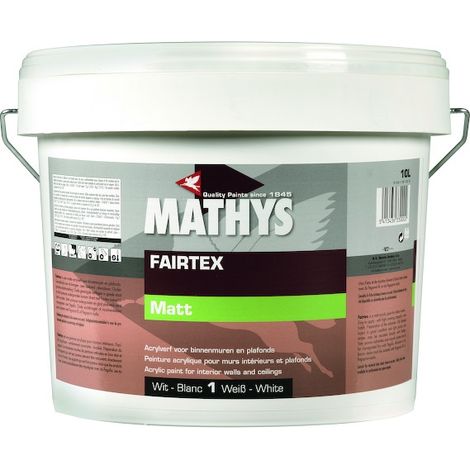 Peinture FAIRTEX - blanc - 10 L - RUST-OLEUM