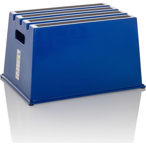 Tritthocker / Trittstufe TIO-E1 Kunststoff blau hjh OFFICE
