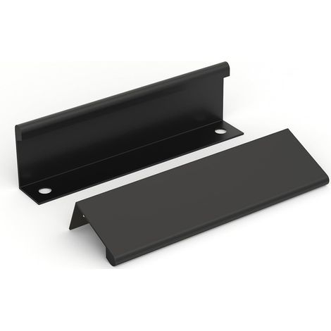 10 Stück Schrankgriffe Versteckte Möbelgriffe Schwarz 128mm lochabstand Griffleiste Griffe für Küchenschränke Griffe Möbel Küchengriffe Schwarz Türgriffe Küche Schranktürgriffe (1/4)
