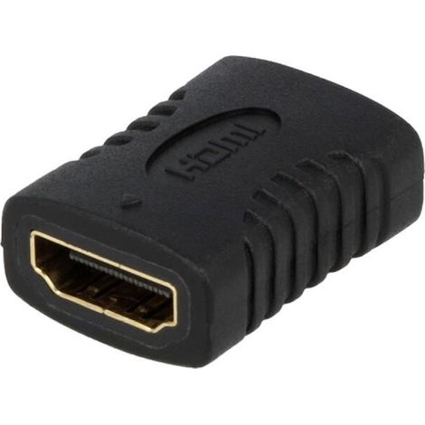 Adaptateur HDMI femelle des deux cotes - Noir