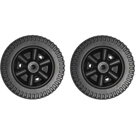 Juego de 2 ruedas para barbacoa de 6 pulgadas - Repuestos para barbacoas de gas Charbroil - Ruedas para horno - Ruedas para horno - Negras (1/3)