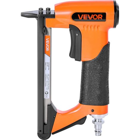 Agrafeuse pneumatique calibre 22 pour agrafes fines série 71, couronne 9,5 mm, 6 à 16 mm, capacité 180 agrafes, idéale bricolage et bois. (1/5)