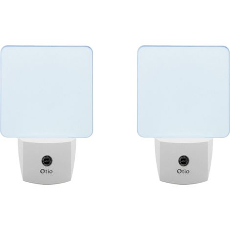 Lot de 2 veilleuses crépusculaires automatiques - bleu - Otio