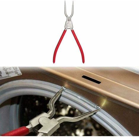 Pince de retrait de ressort pour machine à laver LG et Samsung (rouge) (1/4)