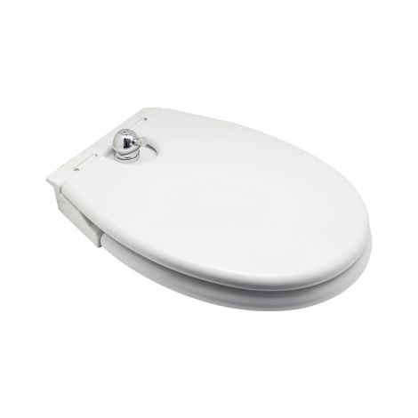 Coprivaso sedile wc universale 42x37.5x16 cm con cerniere fisse e miscelatore centrale (1/5)