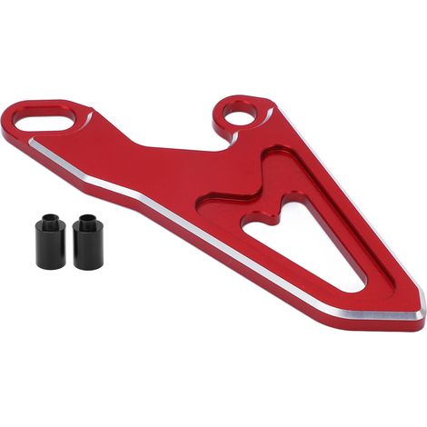 de pignon avant carter de chaîne en métal rouge pour motos (1/5)