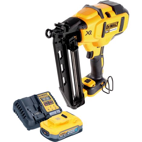 Clavadora sin cable DeWalt DCN 660 H1 18V 32 - 63 mm sin escobillas + 1x batería Powerstack 5,0 Ah + cargador (1/5)