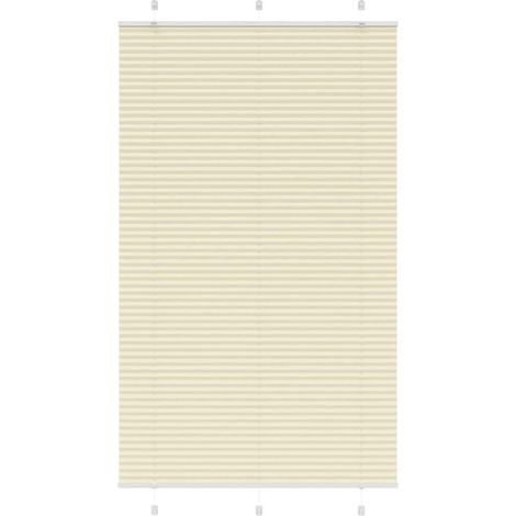 Plissee Creme 120x200 cm Stoffbreite 119,4 cm Polyester