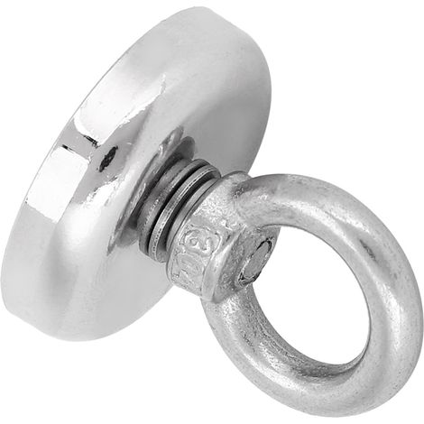 Magnetischer Hakenheber, Angelmagnet, Elektrowerkzeugzubehör N35, 3-lagige Beschichtung, 25 kg (55 lbs) für Bürozwecke (1/5)