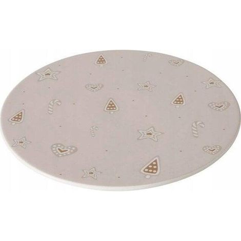 Plato decorativo boltze BAKERY cerámica 30 cm gris (1/3)