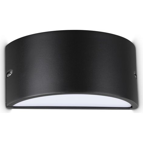 Ideal Lux REX Applique murale extérieure noire, 1 x E27 IP44 (1/2)