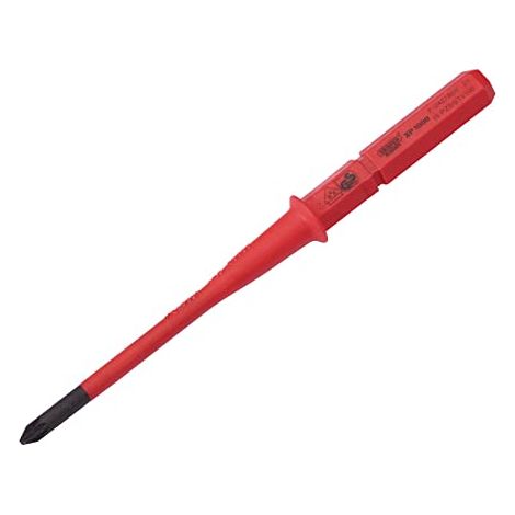 Draper Lama per cacciavite intercambiabile XP1000 VDE extra sottile tipo PZ/SL - 16419 - Utensile per cacciavite elettrico di precisione, rosso (1/3)