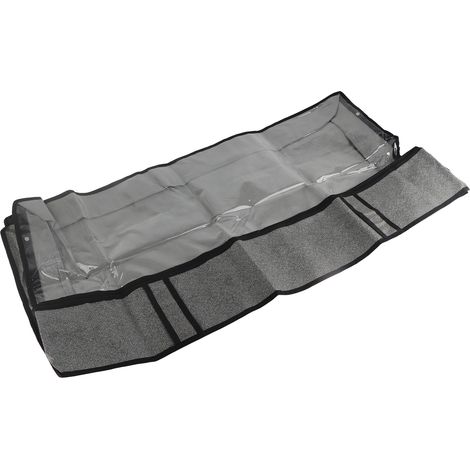 Ensemble de 2 sacs de rangement pour vêtements avec poignées renforcées, organisateur de penderie, boîtes de rangement avec fenêtre transparente pour pulls et vêtements (1/5)