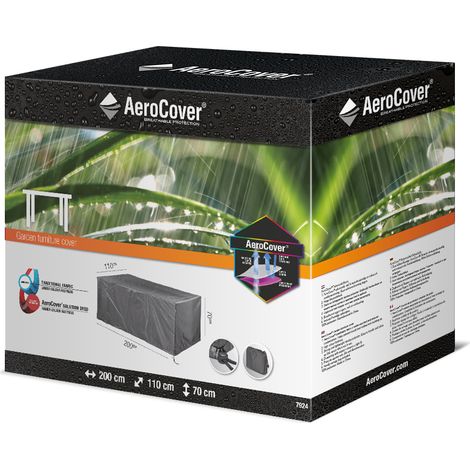 Telo di copertura per tavolo da giardino 7924 AeroCover grigio Homms, dimensioni 110x200x70 cm. (1/3)