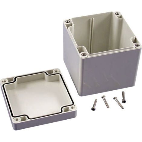 Hammond Electronics 1554EEGY Universal-Gehäuse 90 x 90 x 90 ABS Grau 1 St.