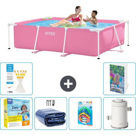Rechteckiger Frame Pool - 220x150x60 cm - 7-teilig S7