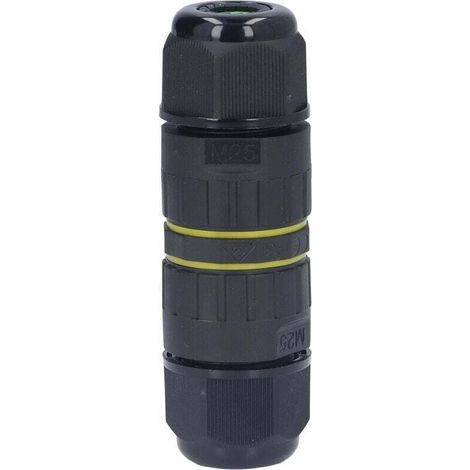 Connecteur étanche 5 fils, M25 IP68Prise étanche Contacts en laiton hautement conducteurs dans la zone de câble incassable de 10 à 14 mm (1/4)