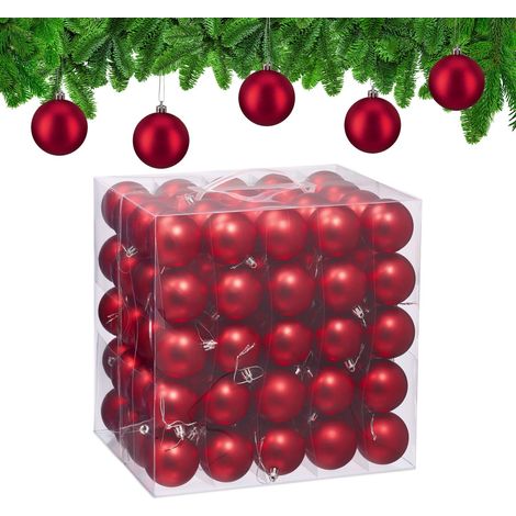 Juego de 100 bolas navidenas mate para arbol de navidad 228147374 228147374 (1/5)