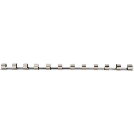 BGS Aufsteckschiene mit 12 Clips 20 mm (3/4") - 3460