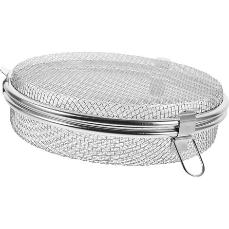 Lot de 2 paniers pour lave-vaisselle (18 x 18 x 5 cm / 7,08 x 7,08 x 1,96 po) en acier inoxydable Porte-couverts en maille avec système d'évacuation pour fourchettes, cuillères, baguettes et ustensil (1/5)