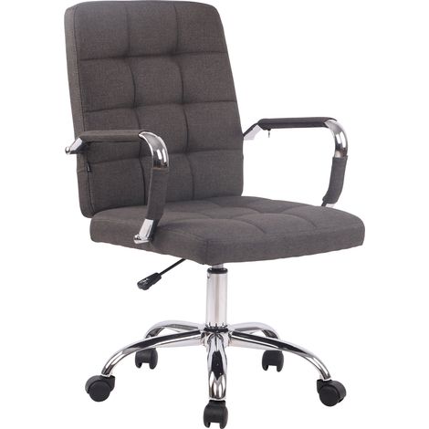 Bürostuhl Deli PRO Stoff dunkelgrau (1/5)