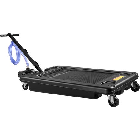 Mophorn Bac de Vidange d'Huile 64 L avec Roulettes, Idéal pour Voitures, SUV, Camions, Motos et Quads, Équipé d'une Pompe Électrique et d'un Tuyau de 2,2 m, Conception Résistante à la Corrosion (1/5)