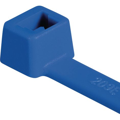 HellermannTyton 116-15016 T150R Kabelbinder   Blau  100 St.