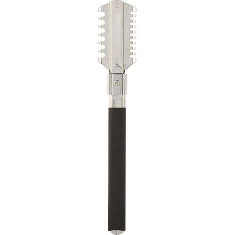Peigne rasoir double lame pour coiffeur outil de coupe pour désépaissir les cheveux accessoire pour salon et domicile (1/5)