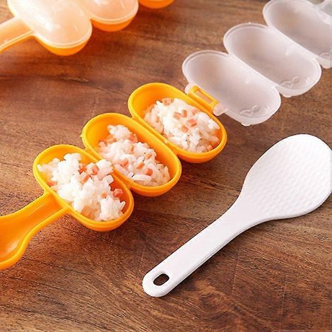 Moules à boulettes de riz et à sushis à faire soi-même, machine à boulettes de riz, outils pour la cuisson du riz et des bentos (1/2)