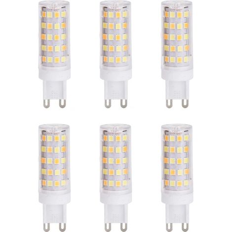 Ampoule G9 77LED 9W, petit plafonnier, 3 couleurs, mur pour la maison, 6 pièces (1/5)
