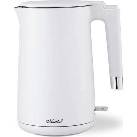 Eleganter weißer Maestro Wasserkocher 1,7 l 1800 W MR-026-weiß (1/3)
