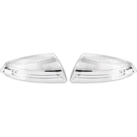 SUNXURY, Par de retrovisores exteriores con intermitentes LED A2048200721, aptos para Mercedes Benz Clase C W204 08-10 (1/5)