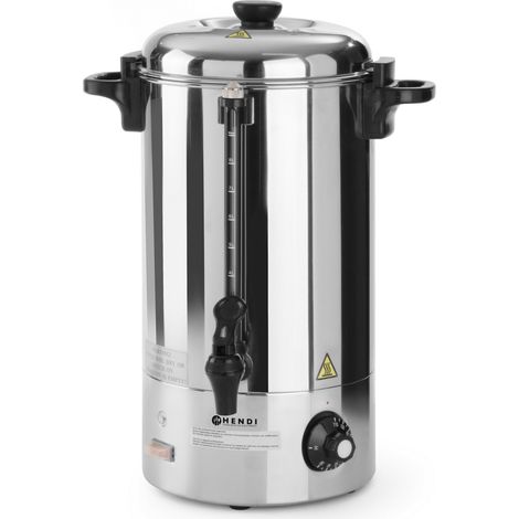 Calentador de agua de acero de 2200 W y 10 L - Hendi 209882 (1/2)